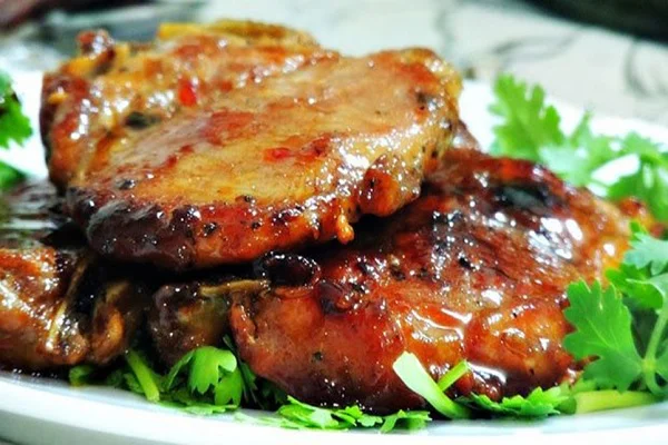 Grilled pork