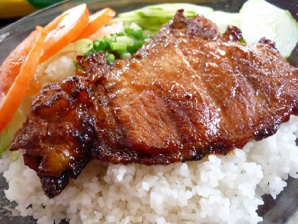 Grilled Pork Chop Rice