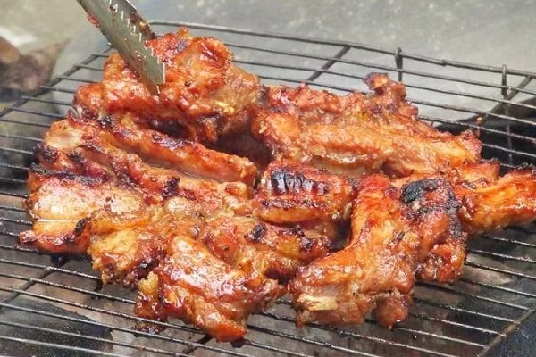 grilled pork